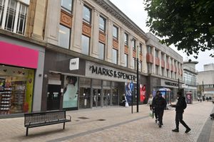 Marks & Spencer and River Island in Dudley Street are now closed. 