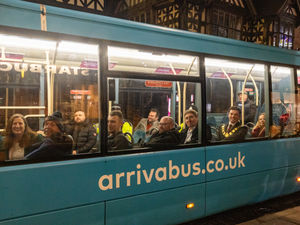 Supporting image for story: Shrewsbury's night bus trial organisers hail response from passengers