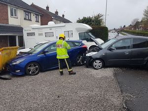 Supporting image for story: Six children involved in three-car crash in Cannock
