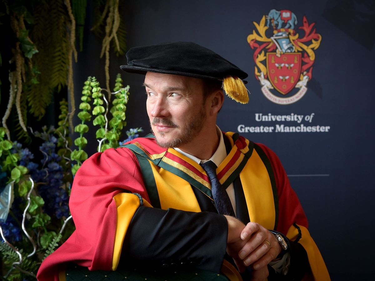 Tenor Russell Watson awarded honorary degree by University of Greater Manchester