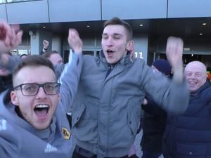 Supporting image for story: 'There's no reason why we can't make the top-four!' Wolves fans jubilant after stunning Spurs win - WATCH 