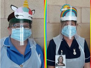 Supporting image for story: Shropshire school nurses create cartoon-themed PPE to put children at ease