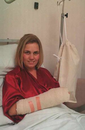 Lisa recovering in New Cross after the attack