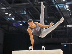 Supporting image for story: Gymnast Joe Fraser lands a trio of British titles