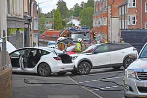 A second crash has taken place on Lower High Street in the town