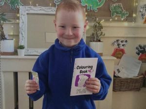 Supporting image for story: Miracle boy creates colouring books for youngsters in hospital
