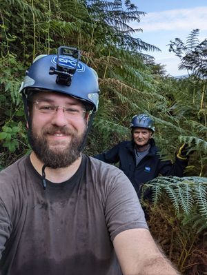 Andrew and his colleague Mark