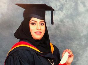 Areema Nasreen pictured after graduating in nursing in 2019.