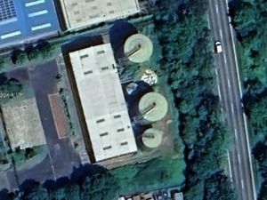 Shropshire Council want to turn a former anaerobic digestion plant in Coder Road, Ludlow, into a unit that produces biochar. Picture: Google Earth