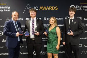 L-R: Harry Warrender (Assa Abloy), Ethan Austin (Accura Engineering), Chelsea Dudley (Nant) and Harry Gault (Mueller Europe)