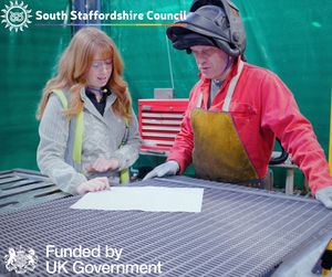      Apprentice at work, PcP Gratings - Engineering Safety™