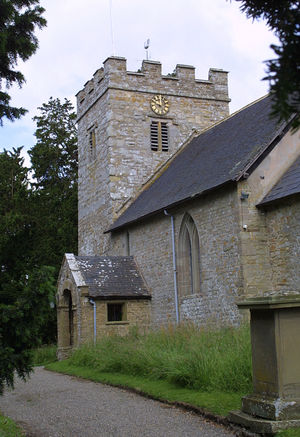 The parish church in the village of Acton Scott is now ‘safe’