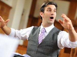 Supporting image for story: Cantiones leads dramatic three choir concert