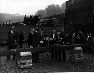 The official opening of the gates