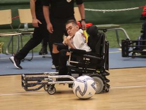 Supporting image for story: Marcus powering
to the World Cup 