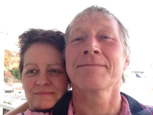 Supporting image for story: Motorcycle couple died after hitting digger while overtaking on A41