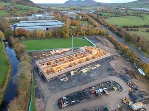 Work on the English medium school