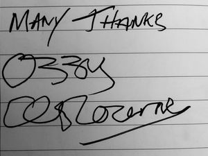 Supporting image for story: 'His legacy will live forever' - Wolverhampton's The Halls pay tribute to Ozzy Osbourne with signature from guest book