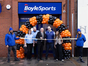 Supporting image for story: Wolves legend Steve Bull cuts ribbon at new betting shop marking latest addition to Wolverhampton city centre