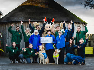 Supporting image for story: Staffordshire farm raises thousands for guide dogs charity