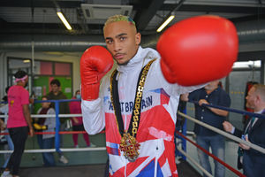 Olympic boxer Ben Whittaker visits The Way Youth Zone in Wolverhampton during his day as Mayor of Wolverhampton.