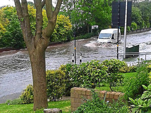 Supporting image for story: Burst water main road in Sandwell to be closed until weekend