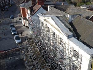 Supporting image for story: Council says it will press for progress on plans to fix danger hotel