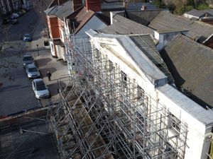 Supporting image for story: Council says it will press for progress on plans to fix danger hotel