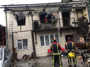 Supporting image for story: Severe fire destroys Wednesbury flat