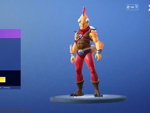 Supporting image for story: Eight-year-old’s Fortnite chicken skin idea becomes a reality