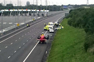 Emergency services at the scene. Photo by David John Clarke @hippodave