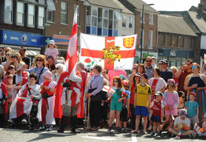 A previous St George's Day parade at Newport