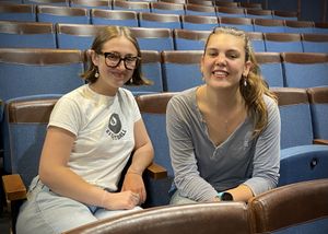 The new co-directors, Emma Morgan and Ella Niblett