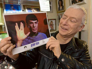 Supporting image for story: Star Trek legend Nimoy's signed photo for sale in Shropshire