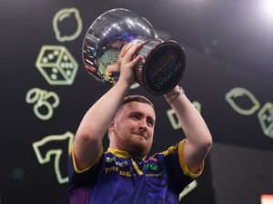 Supporting image for story: Luke Littler celebrates world number one status by retaining Grand Slam of Darts
