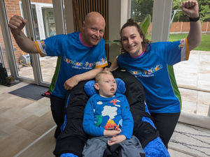 Supporting image for story: Bridgnorth couple set to take on Great North Run for son being cared for by 'incredible' team at Hope House children's hospice