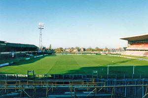 A view of Molineux's old Waterloo Road Stand