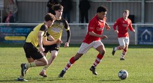 Whitchurch Alport's Marques Trowers. Picture: Liam Pritchard