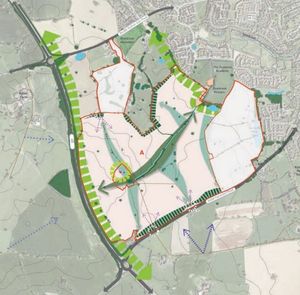 A green infrastructure plan and strategy will form part of the planning application. Picture: CEG
