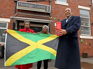 Sandra Samuels, Karl Samuels and Alicia Spence,
launch a donation drive in Wolverhampton after Hurricane Melissa hit Jamaica.