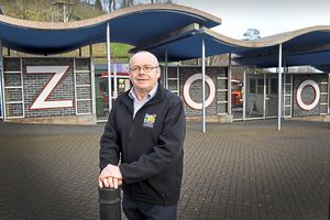 Dudley Zoo and Castle director Derek Grove outside the Castle Hill-based attraction's entrance