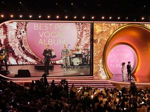 Supporting image for story: Irish rockers U2 take Grammy awards inside Las Vegas Sphere