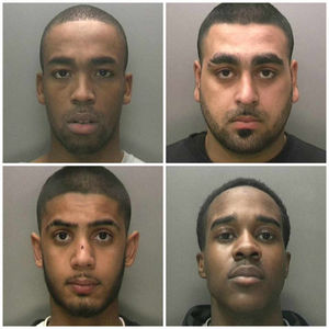 Clockwise from top left: Tobijah Thompson, Ramez Murtaza, Ezra Scott and Hasham Ali