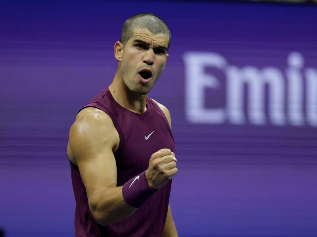 New-look Carlos Alcaraz a cut above in first round success New-look Carlos Alcaraz a cut above in first round success