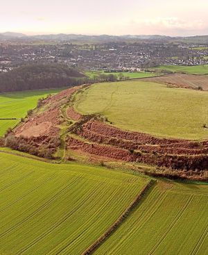 Old Hill Fort, Oswestry. There are plans to build houses near the site.