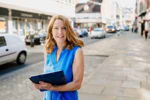 Gwen Burgess wants the pedestrianisation to continue during the summer months