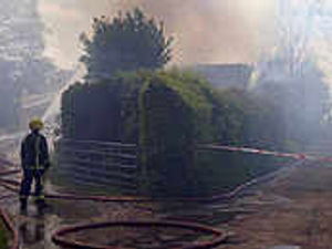 Supporting image for story: Wills destroyed as fire damages warehouse