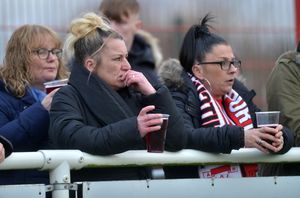 Disappointment for Whitchurch fans at full time