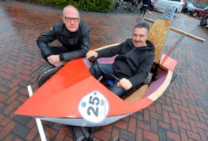 Dave Holloway and Roo Terry of Beadachs Racing Core