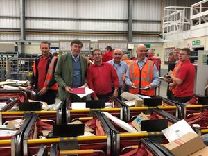 Supporting image for story: MP Philip Dunne thanks Ludlow posties for first-class service